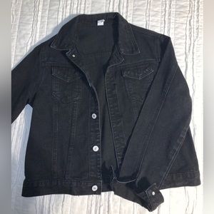 Black Jean Jacket